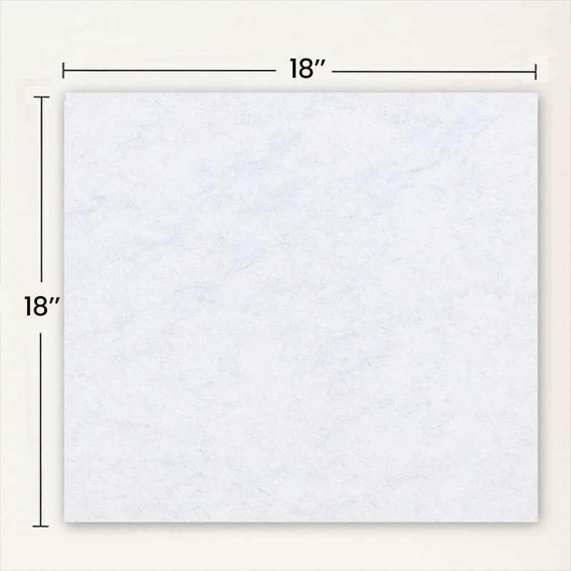 18"×18"