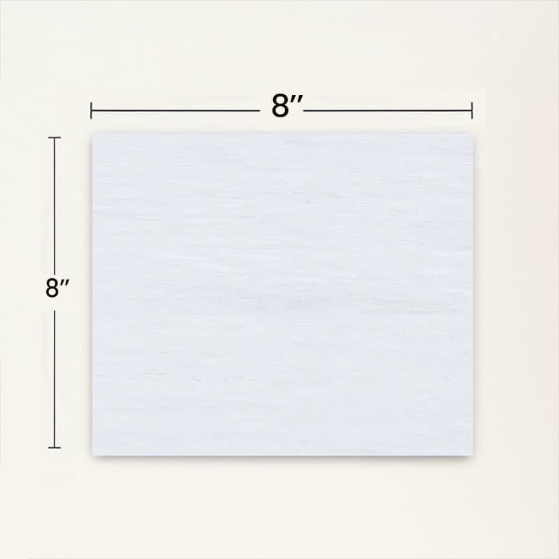 8" × 8" · Filled · Polished (Vein-Cut)