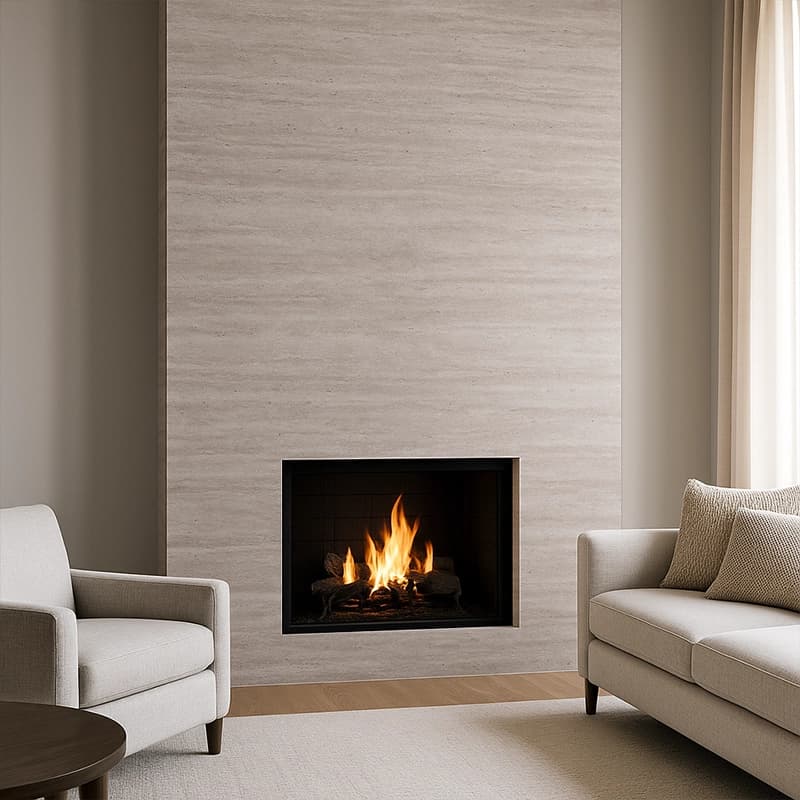 Antico Filled Honed Vein Cut Travertine Slabs 4