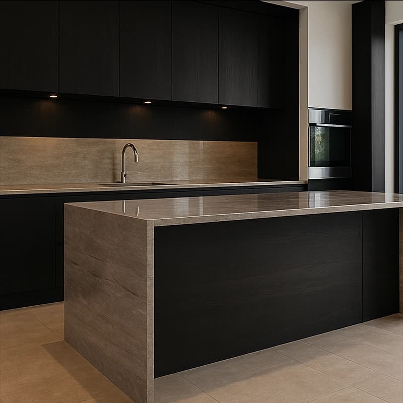  Antico Filled Polished Vein Cut Travertine Slabs 3