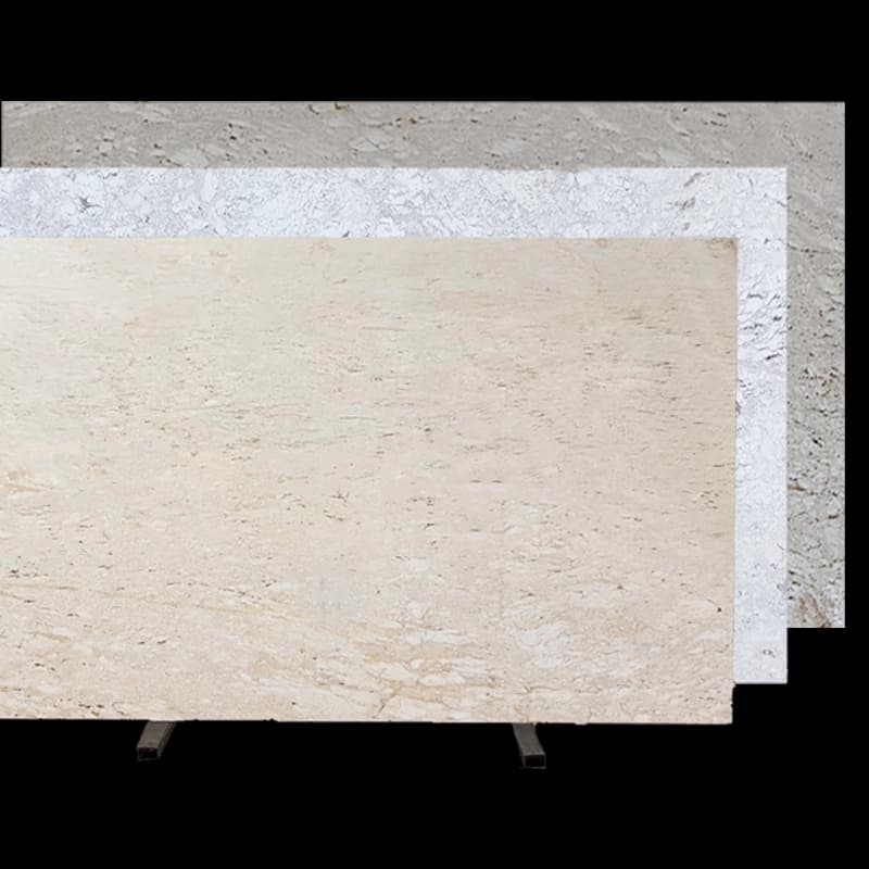Travertine slabs Turkey – 2cm polished Blaundos Light for interiors