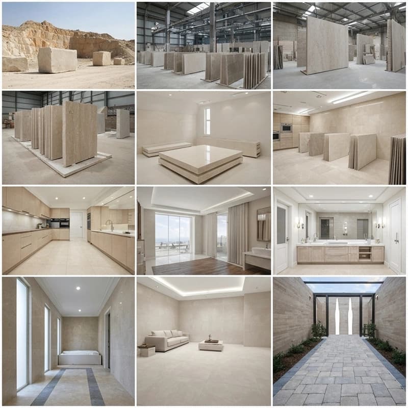 Turkish travertine close-up