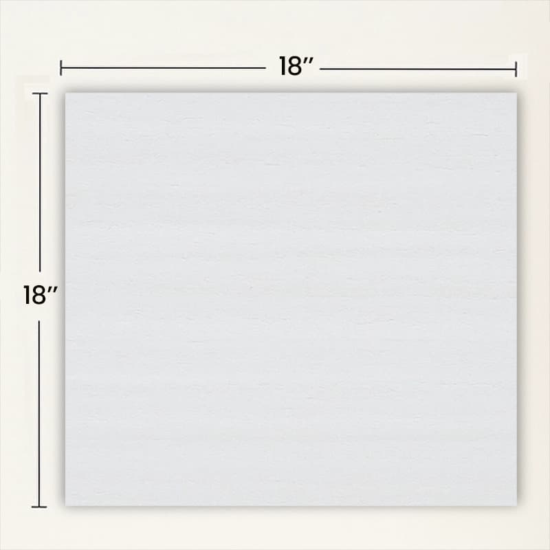 18"×18"