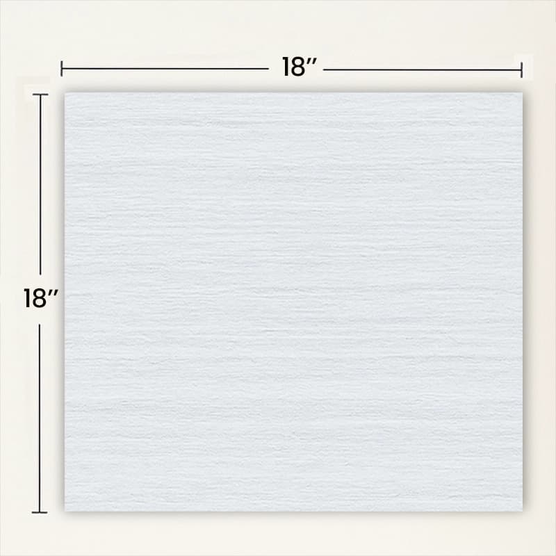 18"×18"