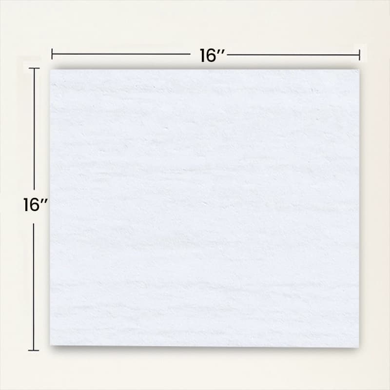 16"×16"