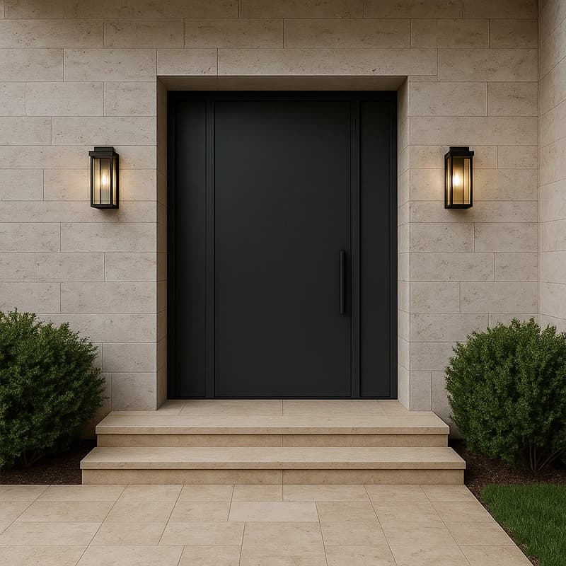 Antico Filled Brushed Cross Cut Travertine Slabs 3