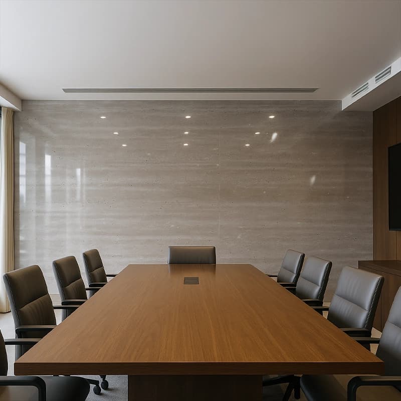 Antico Unfilled Polished Vein Cut Travertine Slabs 4