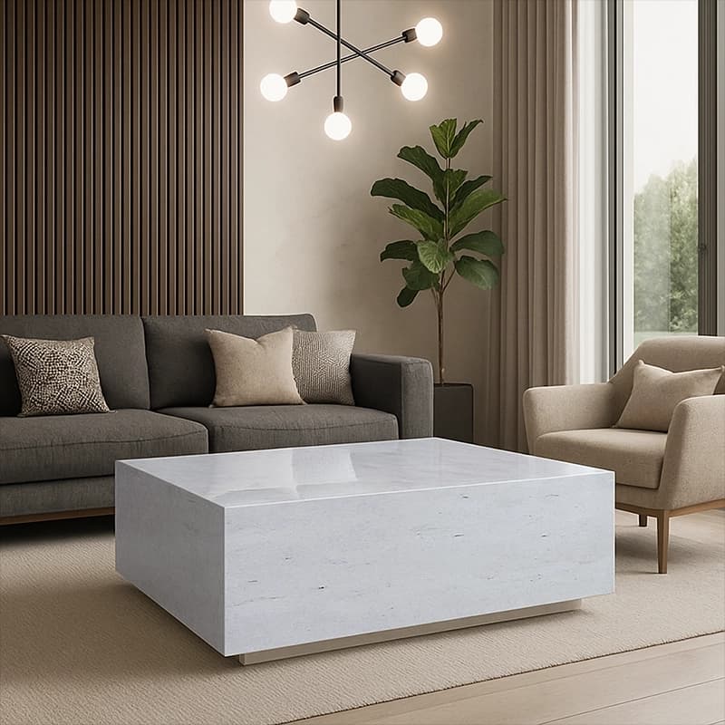 Ivory Unfilled Polished Cross Cut Travertine Slabs 2