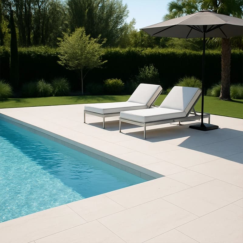 Ivory Filled Honed Cross Cut Travertine Slabs 2