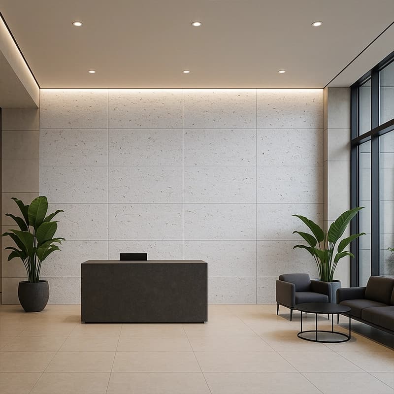 Ivory Dolgusuz Honlanmış Cross Cut Traverten Plakalar 3