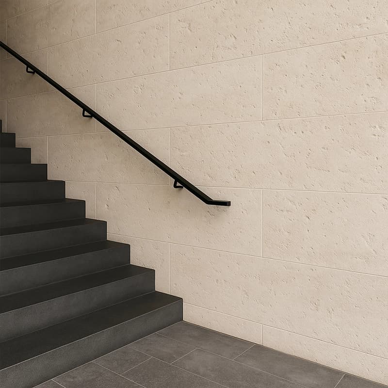 Light Unfilled Brushed Cross Cut Travertine Slabs 4