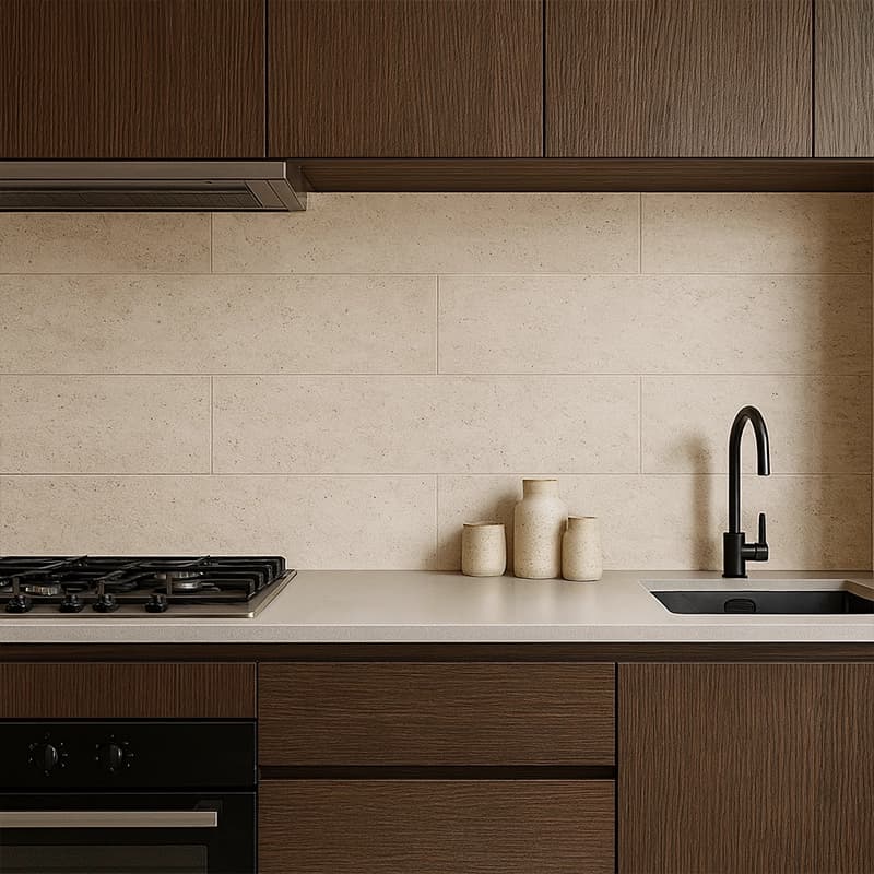 Light Unfilled Tumbled Cross Cut Travertine Slabs 2