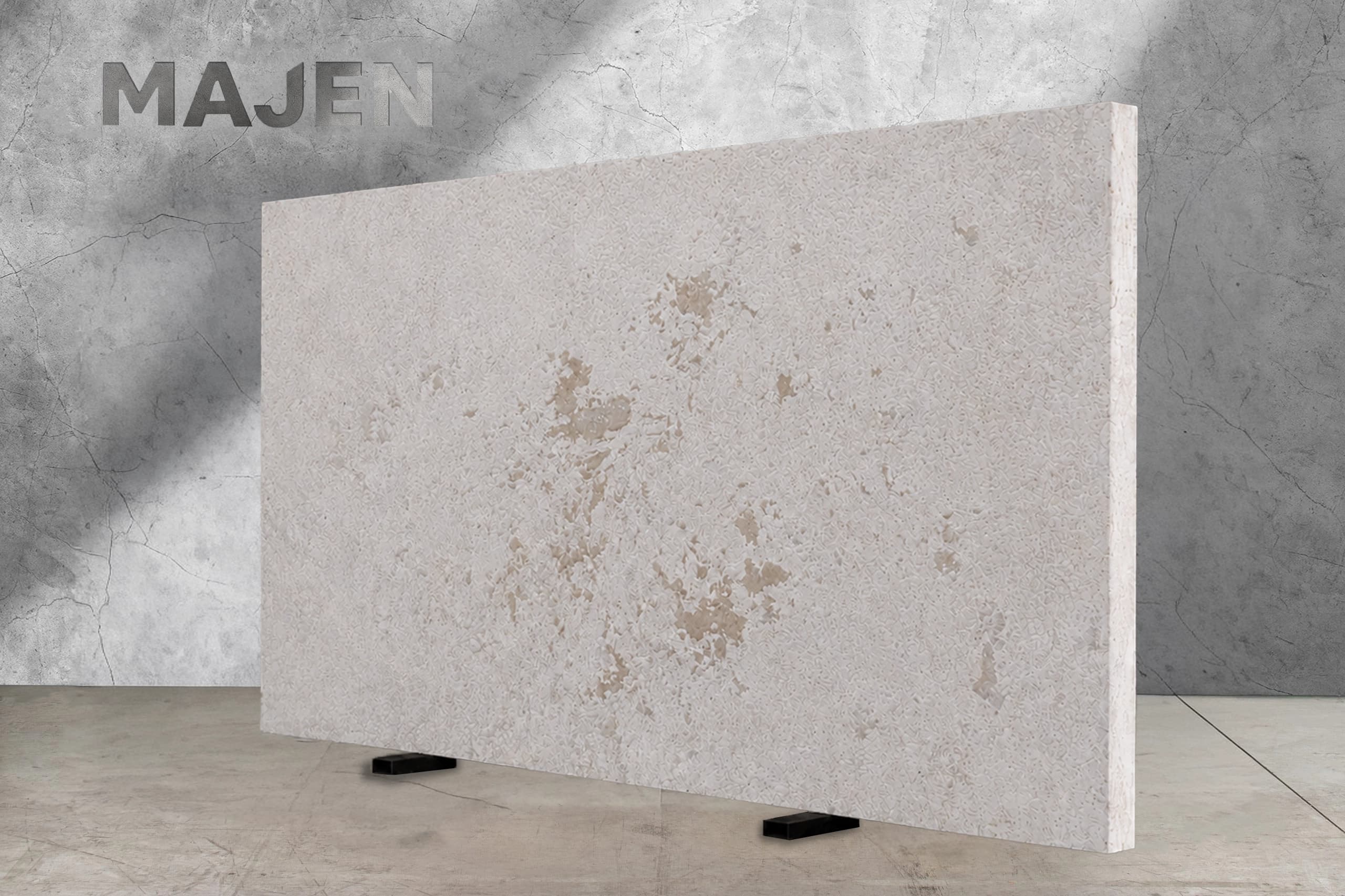 Light Dolgusuz Fırçalı Cross Cut Traverten Plakalar 2